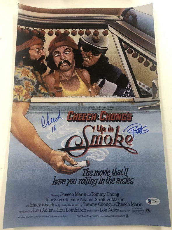 Tommy Chong, Cheech Marin Authentic Autographed 12x18 Photo - Prime Time Signatures - TV & Film