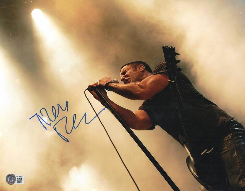 Trent Reznor of Nine Inch Nails Signed 8x10 Photo Beckett COA - Item #2