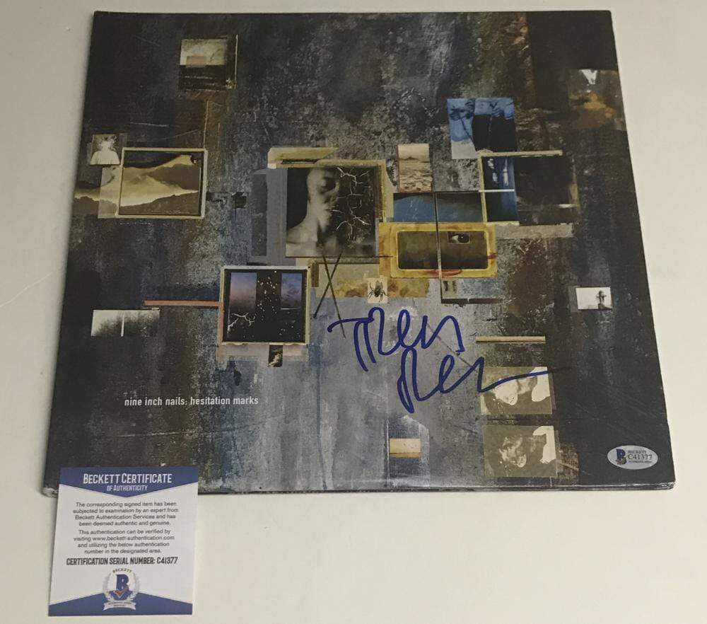 Trent Reznor of Nine Inch Nails Authentic Autographed Vinyl Record - Prime Time Signatures - Music