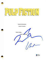 Uma Thurman & Quentin Tarantino Authentic Autographed Pulp Fiction Script