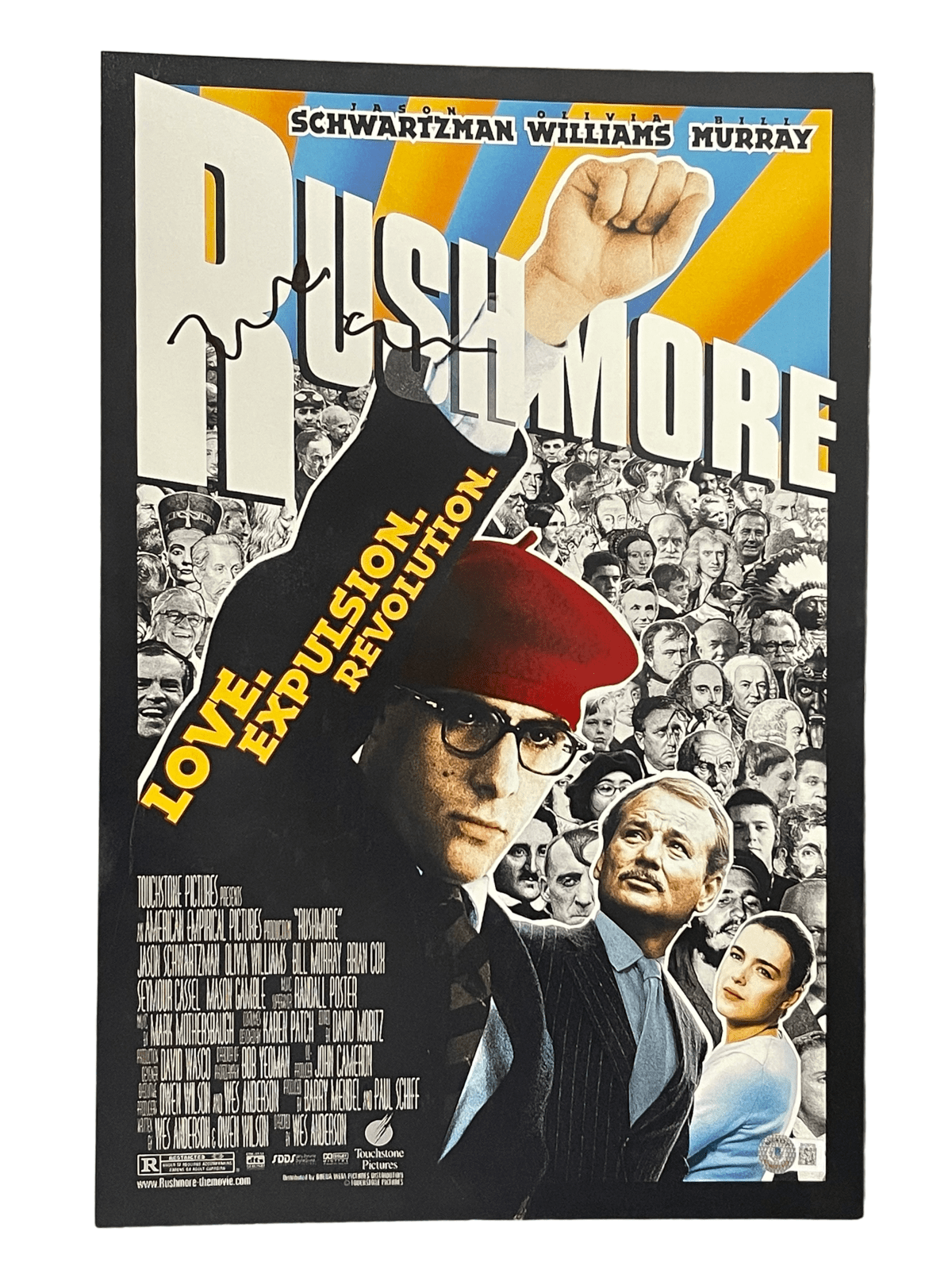 Wes Anderson Signed 12x18 Photo from Rushmore Beckett COA