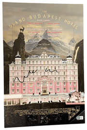 Wes Anderson Signed 12x18 Photo from The Grand Budapest Hotel Beckett COA
