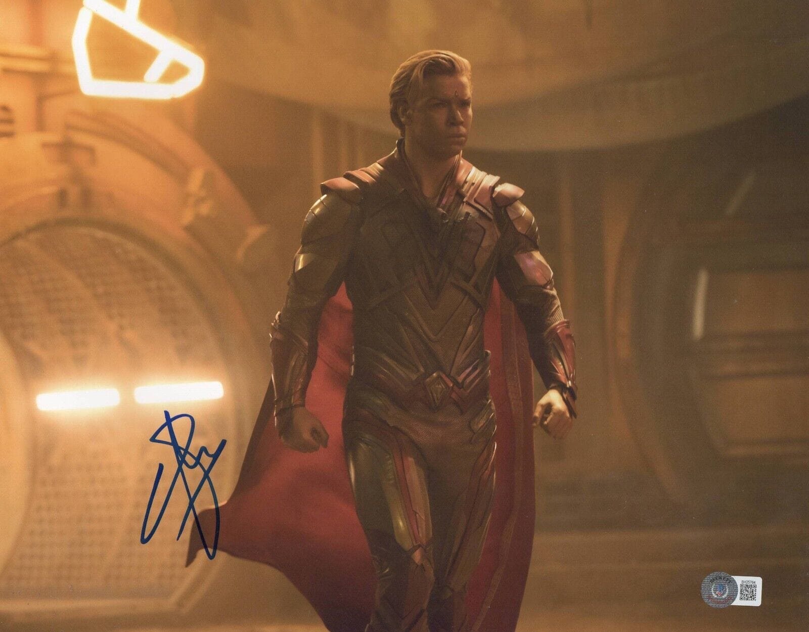 Will Poulter Signed 11x14 Photo from Guardians of the Galaxy Beckett COA