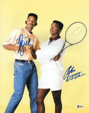 Will Smith & Alfonso Ribeiro Authentic Autographed 11x14 Photo - Prime Time Signatures - TV & Film
