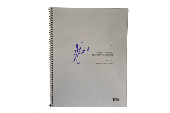 Will Smith Authentic Autographed Ali Script - Prime Time Signatures - TV & Film