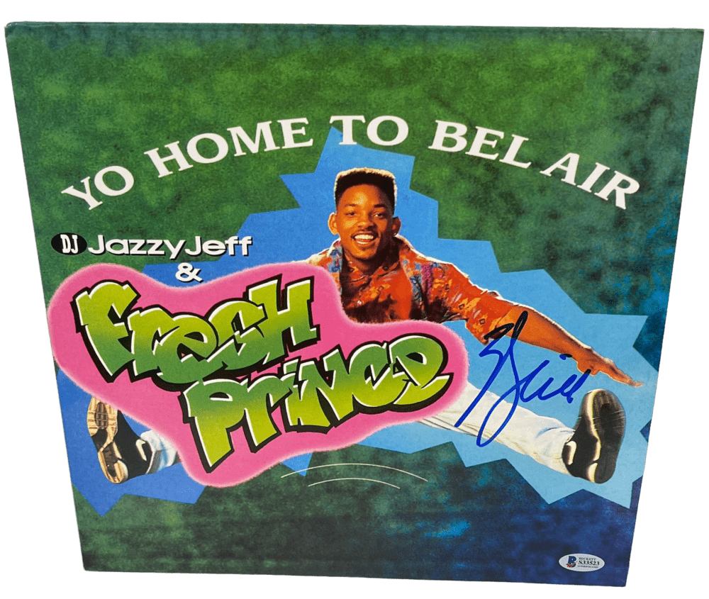 Will Smith Signed Vinyl Record from The Fresh Prince of Bel-Air Beckett COA - Item #2