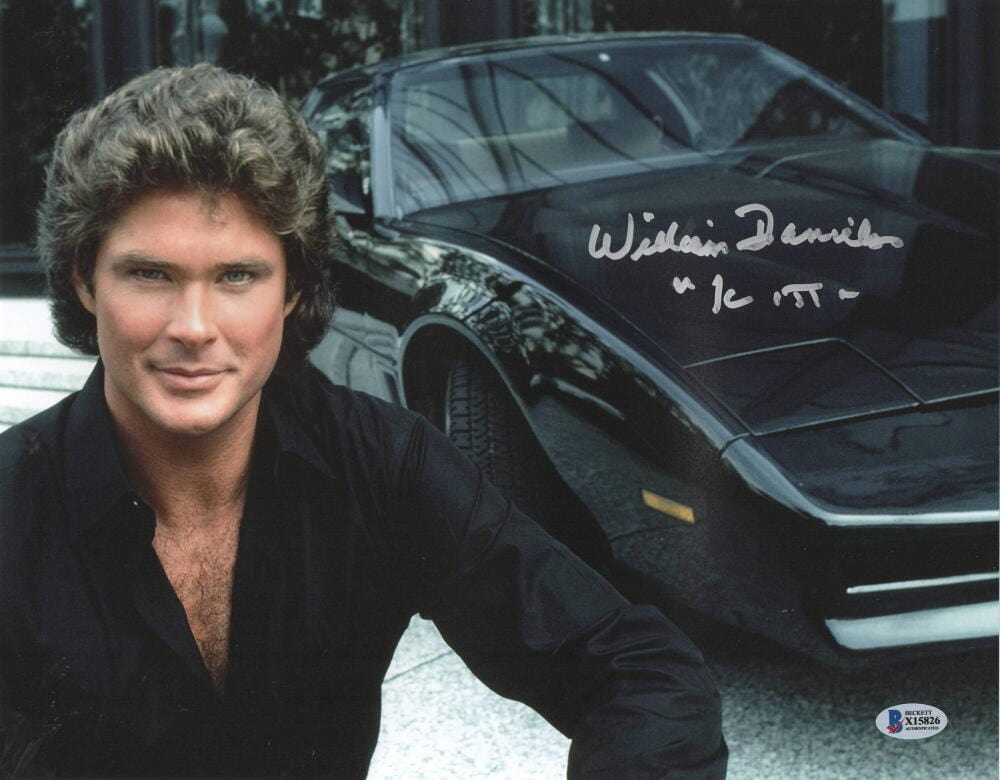 William Daniels Signed 11x14 Photo from Knight Rider Beckett COA - Item #6
