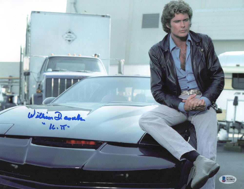 William Daniels Signed 11x14 Photo from Knight Rider Beckett COA - Item #4
