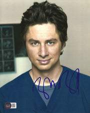 Zach Braff Signed 8x10 Photo from Scrubs Beckett COA - Item #1