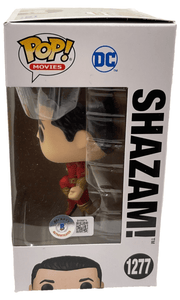 Zachary Levi Signed Funko from Shazam! Beckett COA - Detail View