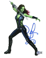 Zoe Saldana Signed 8x10 Photo from Guardians of the Galaxy Beckett COA - Item #6