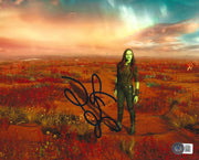 Zoe Saldana Signed 8x10 Photo from Guardians of the Galaxy Beckett COA - Item #1